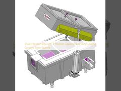 Doorzichtige filterbox met een capaciteit van 2 pond en een duurzame ceramische vezelverzegeling