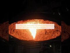 Industriële voorverwarming apparatuur voor gietlepels Hefkracht Luchtcilinder 1.6*1*2.8m IJzergrijs voor voorverwarming