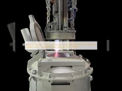 Glanzige ladle transfer proces Ladle voorverwarmer voor transfer ladles met 1 temperatuurbereik 500-1200°C