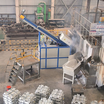 Aluminium raffinage ontgassingsmachine raffinage ontgassingstijd 0-99 min raffinageflux deeltjesgrootte ≤5 mm