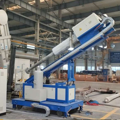 Roterende vloeistofinjector met servomotor, drukregelaar 0-300 mm/s, snelheid en druk 25 MPa voor het raffineren van aluminium