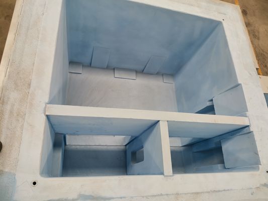 Actieve kool spuitgietmachine filtratiebox met 60 PPI keramisch schuimfilter