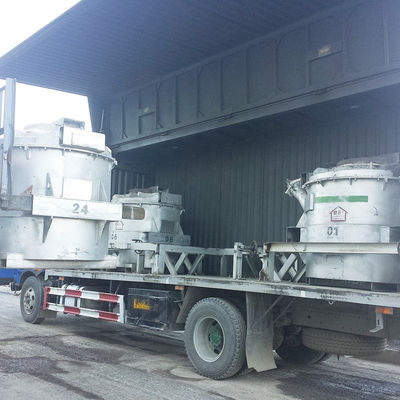 1200 KG gesmolten aluminium transfer gietpotten met kantelhoek van de gietpot 0-45° en afstand binnen 1000M