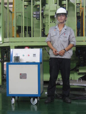 Nauwkeurige analysebepaling van waterstof in gesmolten aluminium. Meetduur 5 minuten. Vacuümkamergrootte Φ90×50