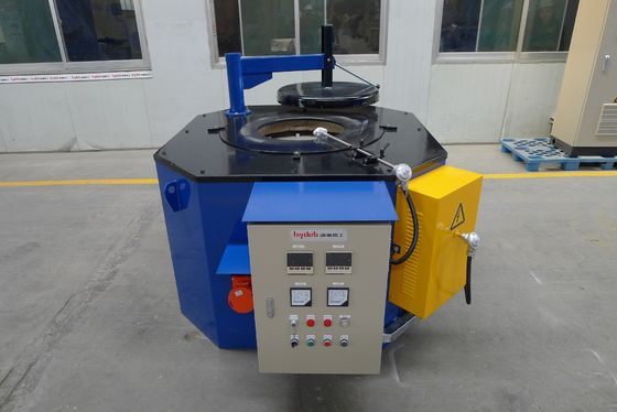 1200KG blauw dat Elektrische Smeltkroes Smeltende Oven voor 280 van het Ijzer overhelt Kg/u Staal Outshell