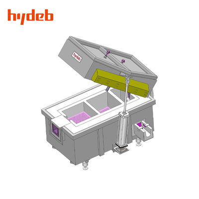 De elektro het Verwarmen Gesmolten Doos van de Aluminiumfiltratie voor Onzuiverheden en Slakkenfiltratie