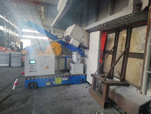 HDR-2 roterend LUF Injecteursapparaat voor Gesmolten Aluminiumoven het Ontgassen Proces