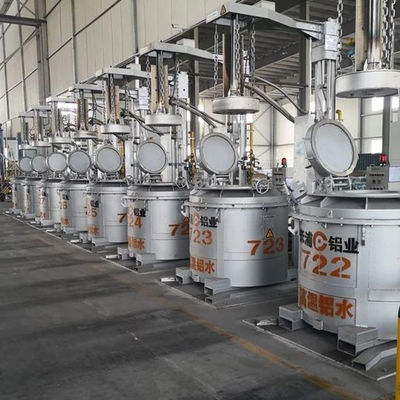 Aluminium Shell Induction Melting Furnace 1 Ton With Electric Induction Heating
