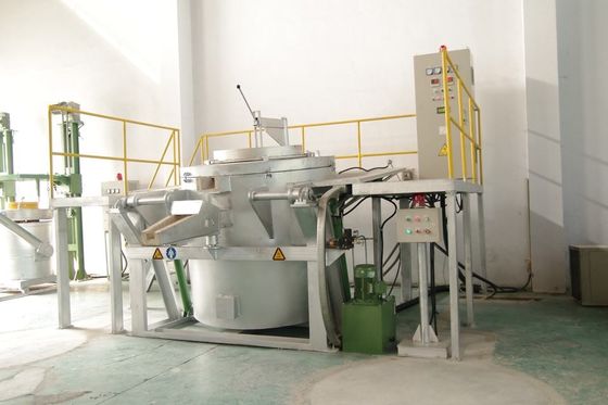 Aluminium Shell Induction Melting Furnace 1 Ton With Electric Induction Heating