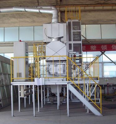 1 de Smeltende Oven van Ton Gas Fired Aluminum Scrap met 4000 kW Aluminiumshell