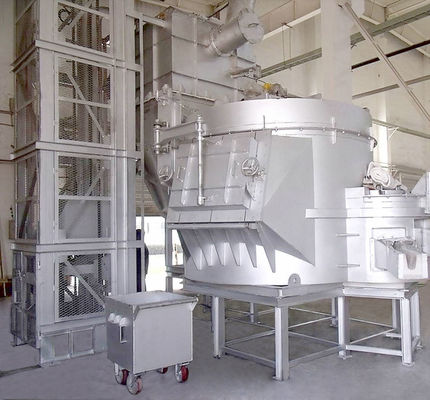 1 de Smeltende Oven van Ton Gas Fired Aluminum Scrap met 4000 kW Aluminiumshell