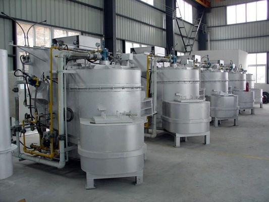 1 de Smeltende Oven van Ton Gas Fired Aluminum Scrap met 4000 kW Aluminiumshell