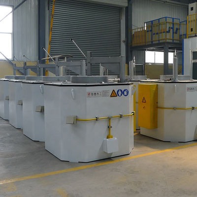 15T de rechthoekige Smeltende Oven +10% 2 schatte Aluminium Vloeibaar het Gieten Bedrag