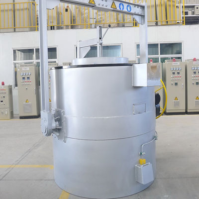 de Elektrische Gekoelde Lucht van de het Aluminium Smeltende Oven van 100kg 250kg 500kg 1T IGBT