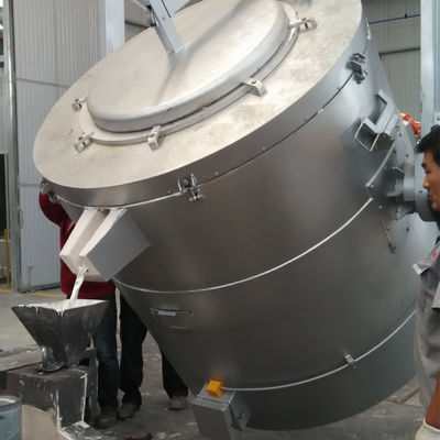 Van de het Aluminiumgieterij van opbrengsbaren 200-1000kg Smeltende de Ovenplc