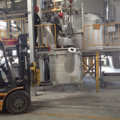 Industriële gesmolten aluminium-transferladders met een maximale gebruikstemperatuur van ≤ 850 °C en een oppervlaktetemperatuurverhoging van ≤ 50 °C