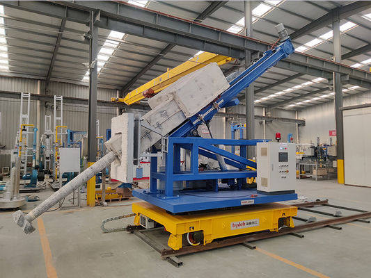 In de oven draaiende flux injector voor aluminium vloeistof diepte bereik 600-1100mm