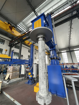 Hoge zuiverheid raffinage grafiet ontgassing rotor en as met 3000 kg totale machine gewicht ≥99,996% Raffinage gas zuiverheid