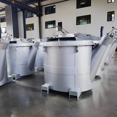 Metode voor de overdracht van vorkheftrucks Gesmolten aluminium overdrachtsladders voor glad gieten van aluminium