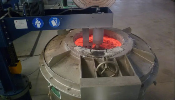 Grafiet rotor materiaal Aluminium ontgasmachine met een capaciteit van 600 kg en 220V/380V stroomtoevoer