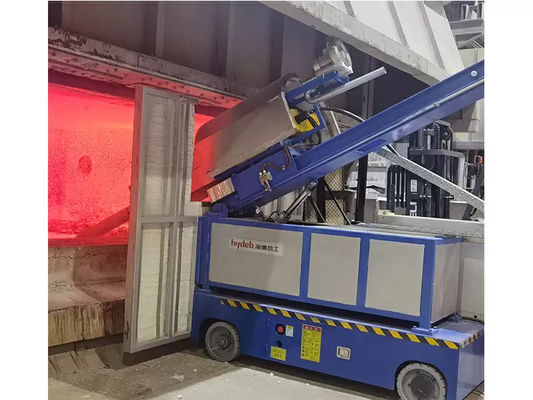 Grafietrotorsnelheid 0-600 R/min Roterende ontgassingseenheid met 380 V spanning en frequentieomrekening