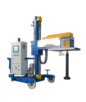 Maximale doorstroming 6 ̊30 m3/h Fluxinspuitmachine voor geraffineerde gassen met een zuiverheid ≥ 99,996% 50L emmercapaciteit