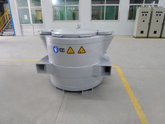 Driefasige vierde draad stroomtoevoer Aluminium ontgasmachine voor fijn raffinageflux deeltjesgrootte ≤5 mm