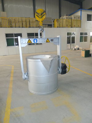 Natuurlijke temperatuurdruppel ≤ 15 °C/h Gesmolten aluminium-transferladders voor aluminiumtransfer