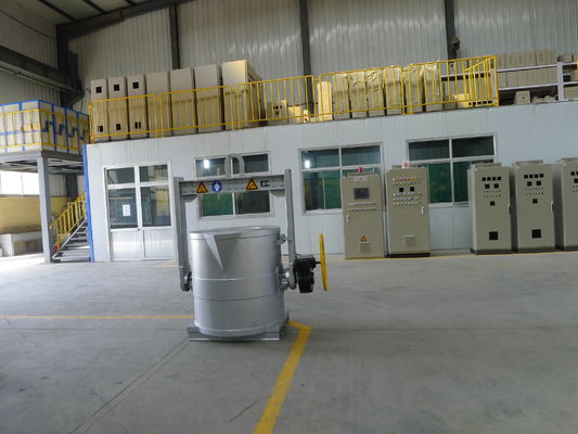 Natuurlijke temperatuurdruppel ≤ 15 °C/h Gesmolten aluminium-transferladders voor aluminiumtransfer