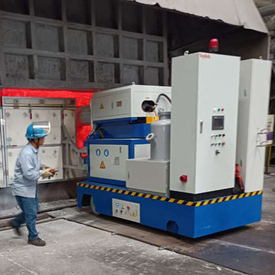 3kW Totaal vermogen Aluminium raffinage ontgasmachine Verstelbare raffinage gasdruk MPa 0,1-0,6 Aanpasbaar