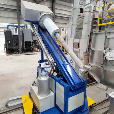 Verstelbare ontgassingsmachine voor gesmolten aluminium voor de doorstroming van geraffineerd gas en de deeltjesgrootte van de flux ≤ 5 mm