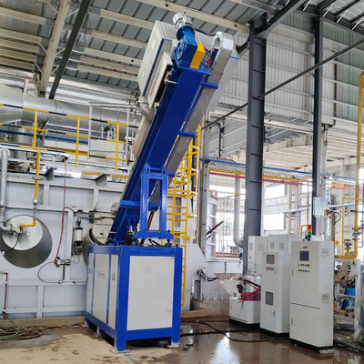 Verstelbare ontgassingsmachine voor gesmolten aluminium voor de doorstroming van geraffineerd gas en de deeltjesgrootte van de flux ≤ 5 mm