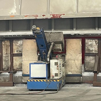 Rafineergasstroom Raffinage van aluminium met een grafietrotorsnelheid van 0-320 r/min en een instelbare maximale doorstroming van 6-30 m3/h