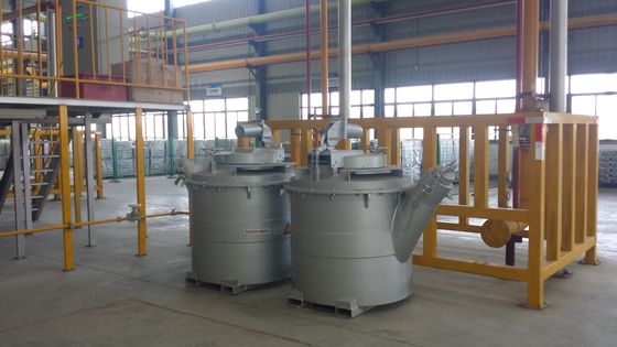 1000 kg capaciteit gesmolten aluminium overdrachtsladders voor een soepele en snelle overdracht