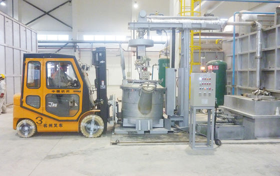 Glanzige oppervlakte afwerking Gesmolten aluminium transfer ladles voor hoge capaciteit kg 1000kg en gladde aluminium transfer