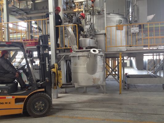 Glanzige oppervlakte afwerking Gesmolten aluminium overbrengingsladders voor temperatuur gesmolten metaal overbrengingsoperaties