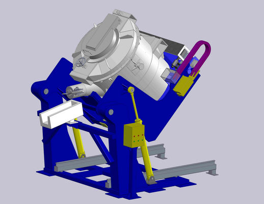 360° Rotation Aluminum Liquid Transfer Bag with Forklift Type and Teapot Design for Molten Aluminum