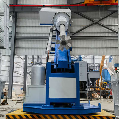 Roterende vloeistofinjector met servomotor, drukregelaar 0-300 mm/s, snelheid en druk 25 MPa voor het raffineren van aluminium