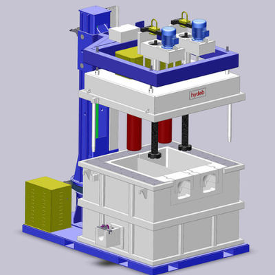 50 Hz Frequency Box Type In Line Rotary Degassing Unit met kraanheffen