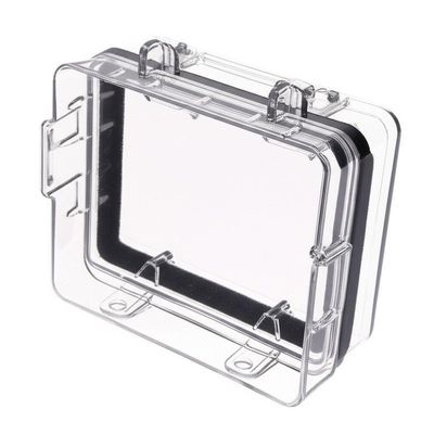 Transparante Filtratiebox met 2 pond capaciteit en 17''*17''*1 plaat afmeting voor aluminium smelten en gieten