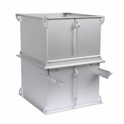 Duurzame aluminium vloeistoffiltratiebox met afmetingen van 17''*17''*1 plaat en gootafmetingen afhankelijk van de debiet