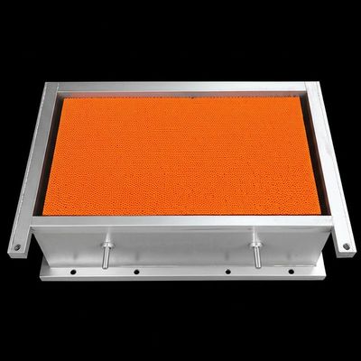 Actieve kool spuitgietmachine filtratiebox met 60 PPI keramisch schuimfilter