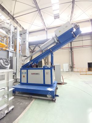 930 kg 880mm Baar het Kleine Elektrische Aluminium het Smelten Ovenaluminium Snelle Smelten