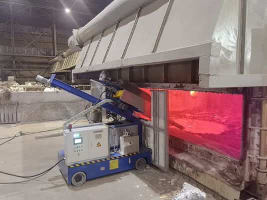 930 kg 880mm Baar het Kleine Elektrische Aluminium het Smelten Ovenaluminium Snelle Smelten