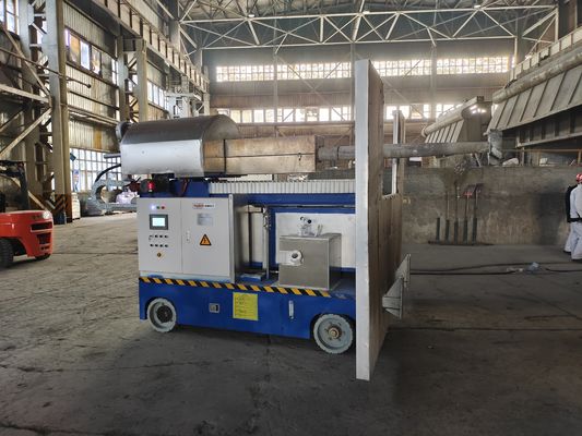 930 kg 880mm Baar het Kleine Elektrische Aluminium het Smelten Ovenaluminium Snelle Smelten