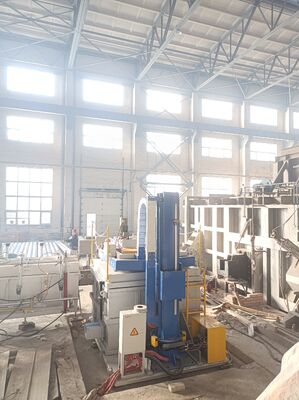 Online Degassing Unit with PLC-based Automated Control High-Speed Graphite Rotor and Refractory-Lined Chamber for Molten Aluminum