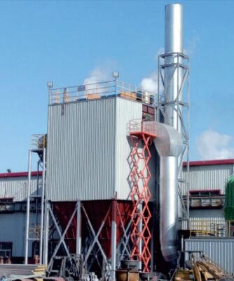 Milieuvriendelijke patroonstofafscheider met groot luchtvolume, hoge stofverwijderingsefficiëntie en PLC-besturingssysteem