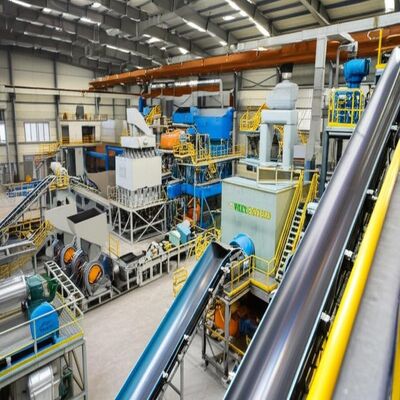 5 ton per uur afval aluminium recyclinglijn met 415V ± 10% stroomvoorziening en gecentraliseerd besturingssysteem