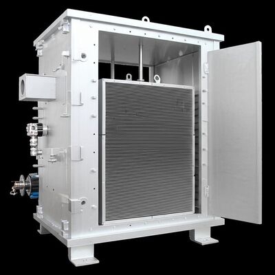 8 Ton per uur metaalfiltratiesysteem met 60 PPI filterplaatporositeit en gesinterde gietbare bekleding voor industriële vloeistoffiltratie