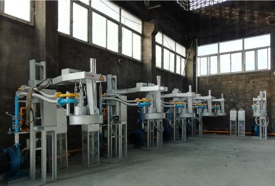 Gasdruk 5000 Pa Koek voorverwarmingssysteem voor aluminiumdruk 0,5-0,7 MPa